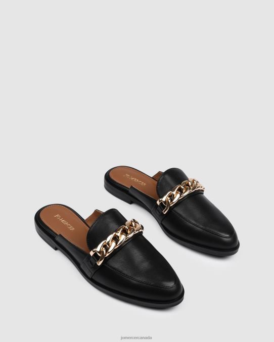 Wanda loafers Jo Mercer Black Leather Footwear 6D6FN173