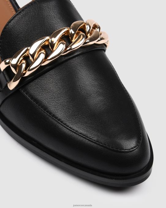 Wanda loafers Jo Mercer Black Leather Footwear 6D6FN173