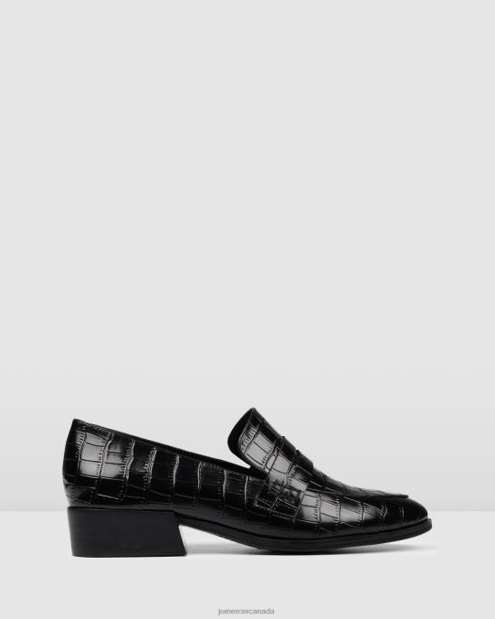 Xenos loafers Jo Mercer Black Croc Footwear 6D6FN176