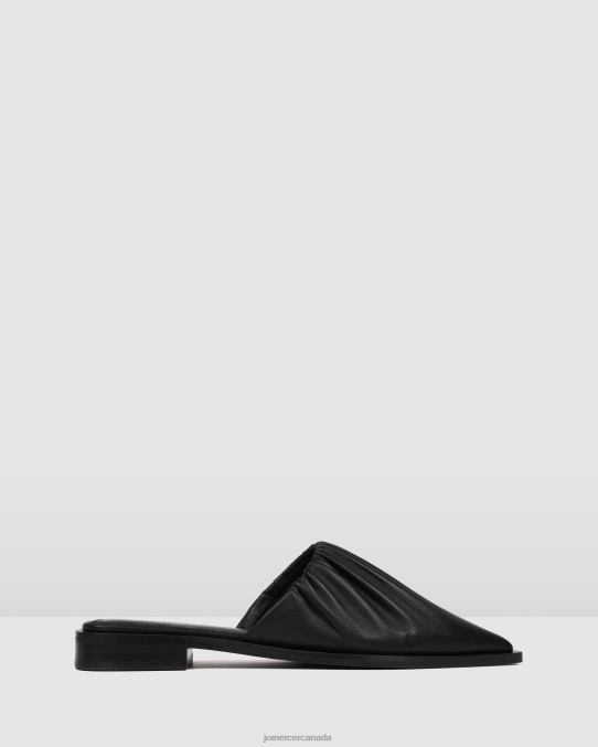Amelie casual flats Jo Mercer Black Leather Footwear 6D6FN218
