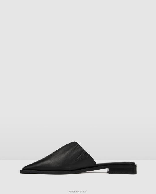 Amelie casual flats Jo Mercer Black Leather Footwear 6D6FN218