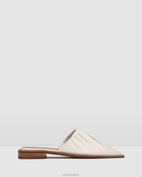 Amelie casual flats Jo Mercer White Leather Footwear 6D6FN219