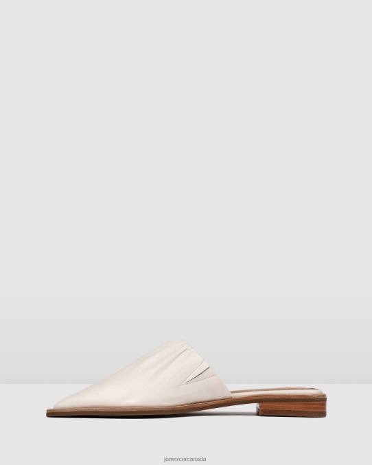 Amelie casual flats Jo Mercer White Leather Footwear 6D6FN219
