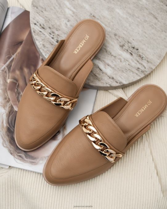 Wanda loafers Jo Mercer Tan Leather Footwear 6D6FN153