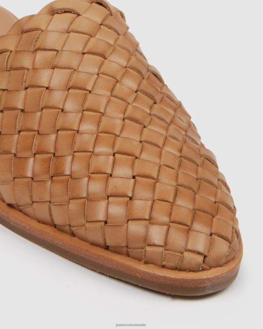 Weaver casual flats Jo Mercer Tan Leather Footwear 6D6FN215