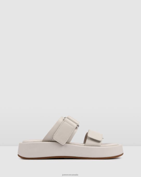 Duomo flat slides Jo Mercer Bone Leather Footwear 6D6FN250