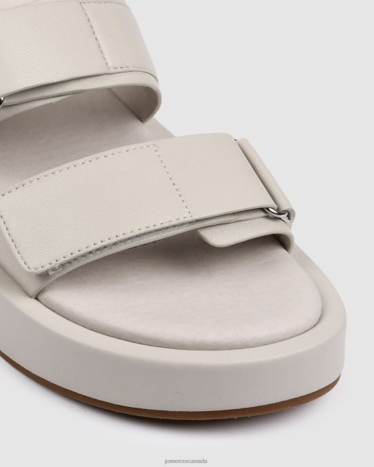 Duomo flat slides Jo Mercer Bone Leather Footwear 6D6FN250