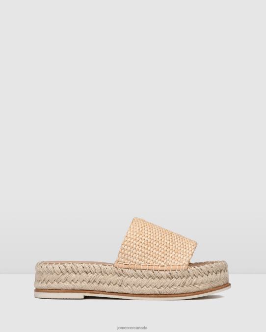 Elka espadrille slides Jo Mercer Natural Woven Footwear 6D6FN248