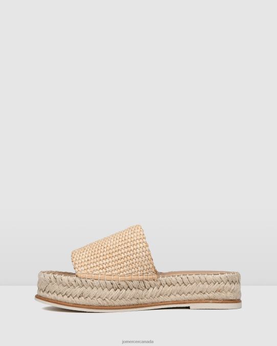 Elka espadrille slides Jo Mercer Natural Woven Footwear 6D6FN248
