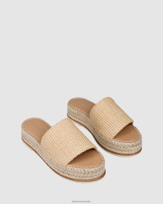 Elka espadrille slides Jo Mercer Natural Woven Footwear 6D6FN248