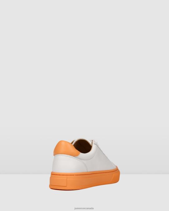 Chaos sneakers Jo Mercer White Soft Orange Leather Footwear 6D6FN243