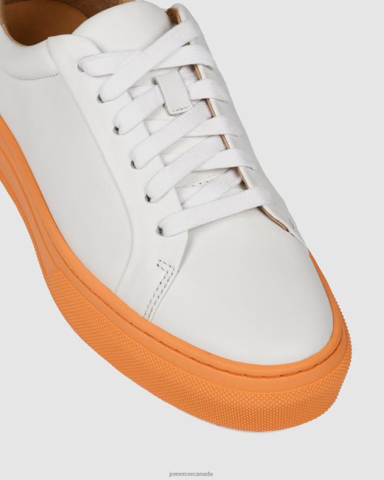 Chaos sneakers Jo Mercer White Soft Orange Leather Footwear 6D6FN243