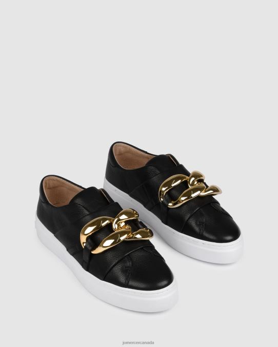 Temple sneakers Jo Mercer Black Leather Footwear 6D6FN235